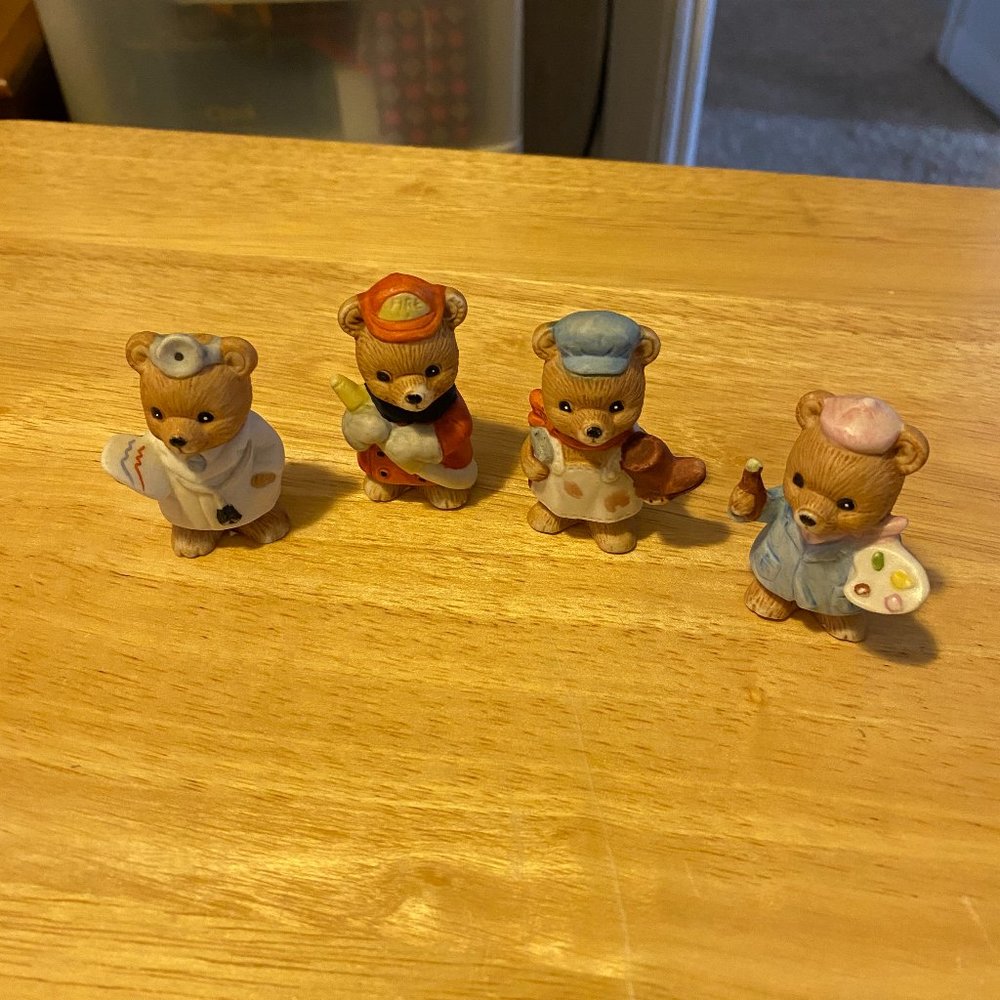 Homco Occupational Teddy Bears